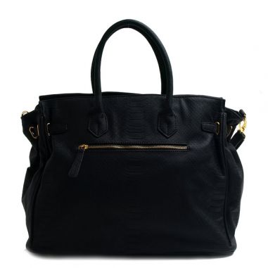 Faux Leather Buckle Bag