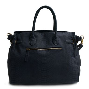 Faux Leather Buckle Bag