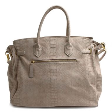 Faux Leather Buckle Bag
