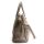 CreamFaux Leather Satchel