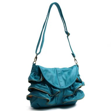Blue Messenger Bag