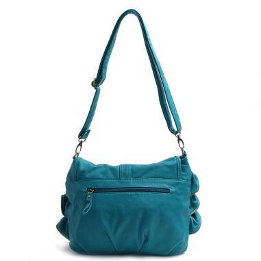 Blue Bag with Ruffles