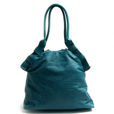 Turquoise Ruffle Bag