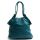 Turquoise Ruffle Bag