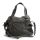 Grey Faux Leather Handbag