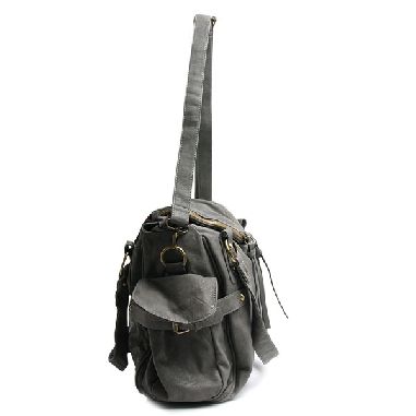 Grey Bag with Pockets