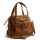 Brown Zippered Handbag