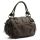Brown Faux Leather Satchel