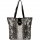 Grey Python Tote Bag