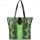 Green Python Tote Bag