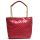 Coral Pink Vinyl Tote Bag