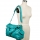 Austin Studded Foldover Tote Teal Blue