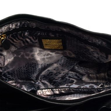 Black Floral Wristlet