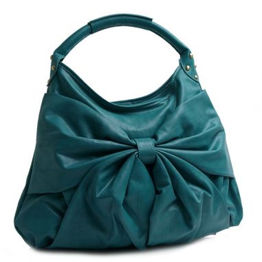 Faux Leather Hobo Bag