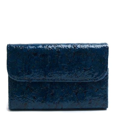 Blue Cork Business Card Holder