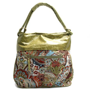 Paisley Handbag with Studs