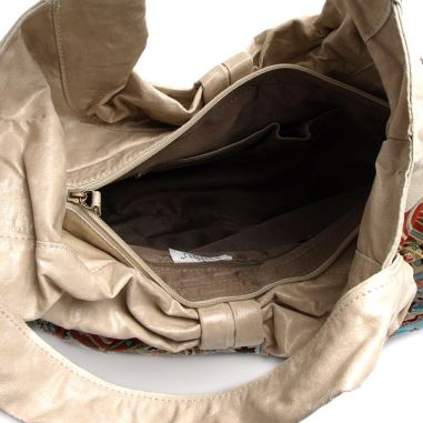 Cream Bag with Bow