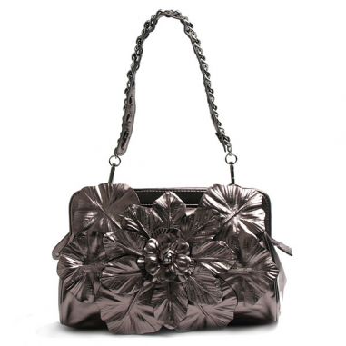 Kayla Metallic Petal Bag