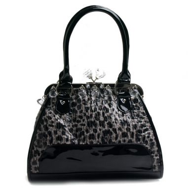Crystal Kisslock Satchel