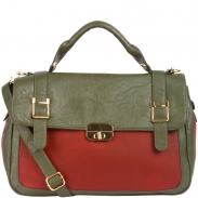 Harley Colorblock Oversized Satchel