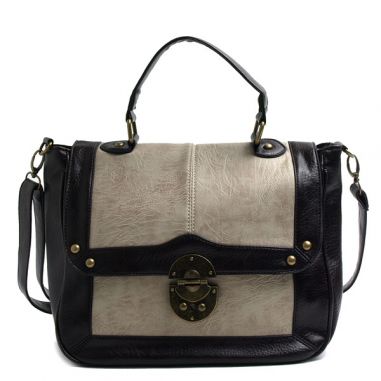 Brown Structure Shoulder Bag