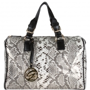Phoebe Exotic Barrel Satchel